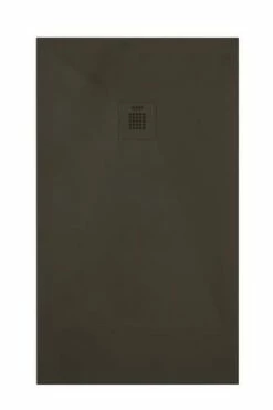 Receveur De Douche Résine De Synthèse Recea Noir 80x120 - Elmer