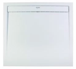 Receveur De Douche Résine De Synthèse Runa Blanc 90x90 - Elmer