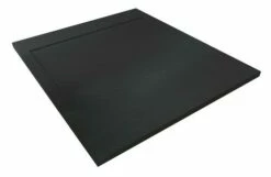 Receveur De Douche Résine De Synthèse Runa Noir 90x120 - Elmer