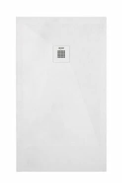 Receveur De Douche Résine De Synthèse Recea Blanc 80x120 - Elmer