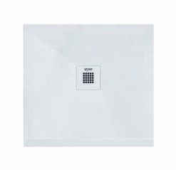 Receveur De Douche Résine De Synthèse Recea Blanc 90x90 - Elmer
