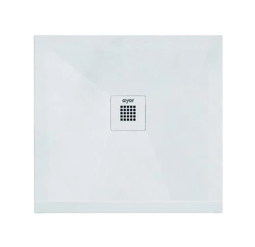 Receveur De Douche Résine De Synthèse Recea Blanc 100x100 - ELMER 3 Receveur De Douche Résine De Synthèse Recea Blanc 100x100 - ELMER