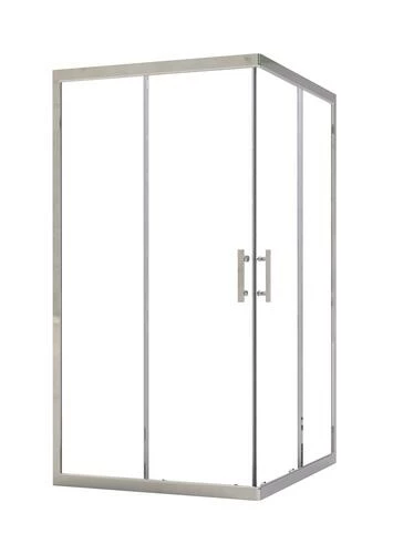 Paroi De Douche Accès D’angle Coulissant Enlok 90cm - ELMER 3 Paroi De Douche Accès D’angle Coulissant Enlok 90cm - ELMER