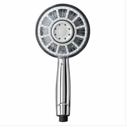 Douchette Lumineuse Transparente à LED - Bi-jets Ø125mm