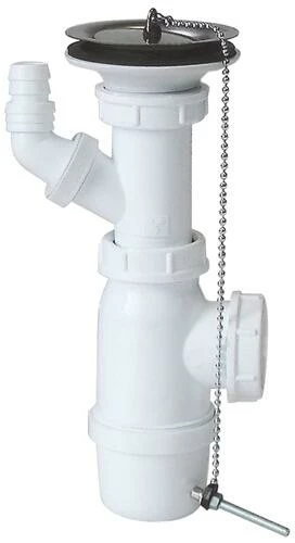 Ensemble En Plastique Blanc Pour évier Grès Orifice ø 40 Mm 3 Ensemble En Plastique Blanc Pour évier Grès Orifice ø 40 Mm