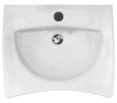 Lavabo Suspendu En Céramique Pour PMR 66x55cm 3 Lavabo Suspendu En Céramique Pour PMR 66x55cm