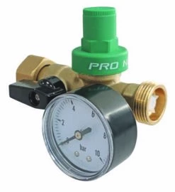 Bloc Réducteur De Pression Pronorm Avec Manomêtre 3 En 1 écrou Tournant 20/27 Mâle 20/27