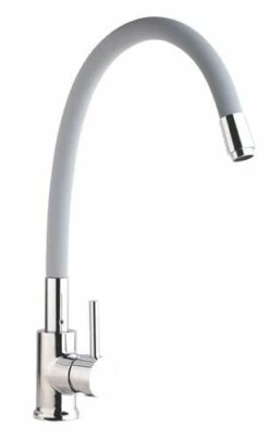 Mitigeur D’évier Bec Flexible Gris