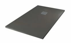 Receveur De Douche Résine De Synthèse Mina Gris Anthracite 90x140