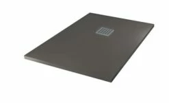 Receveur De Douche Résine De Synthèse Mina Gris Anthracite 80x100