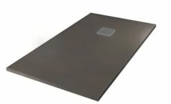 Receveur De Douche Résine De Synthèse Mina Gris Anthracite 80x140