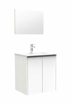 IVAN S+ Meuble 2P 80cm BLANC