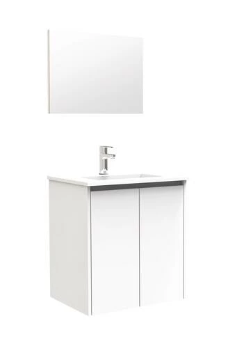 IVAN S+ Meuble 2P 80cm BLANC 3 IVAN S+ Meuble 2P 80cm BLANC