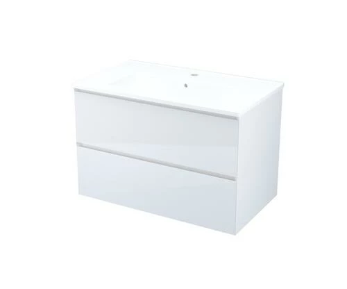 MAX Meuble 80cm BLC BRILLANT 3 MAX Meuble 80cm BLC BRILLANT