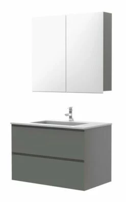 MAX Meuble 80cm GRIS MAT