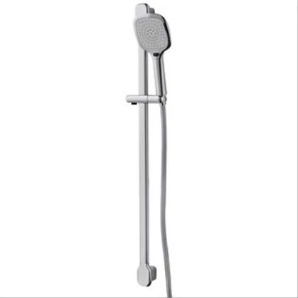 Ensemble Douche Cube Chromé L=700mm, Flexible 1,5m, Curseur Réglable 3 Ensemble Douche Cube Chromé L=700mm, Flexible 1,5m, Curseur Réglable