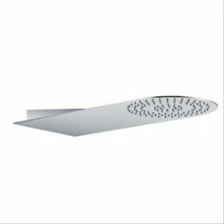 Tête De Douche De Luxe 430x200mm Picots En Rond, Acier Inox Chromé
