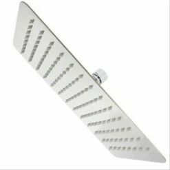 Tête De Douche Quad II 300x300mm, Acier Inox Chromé, Articulée