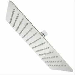 Tête De Douche Quad II 350x350mm, Acier Inox Chromé, Articulée